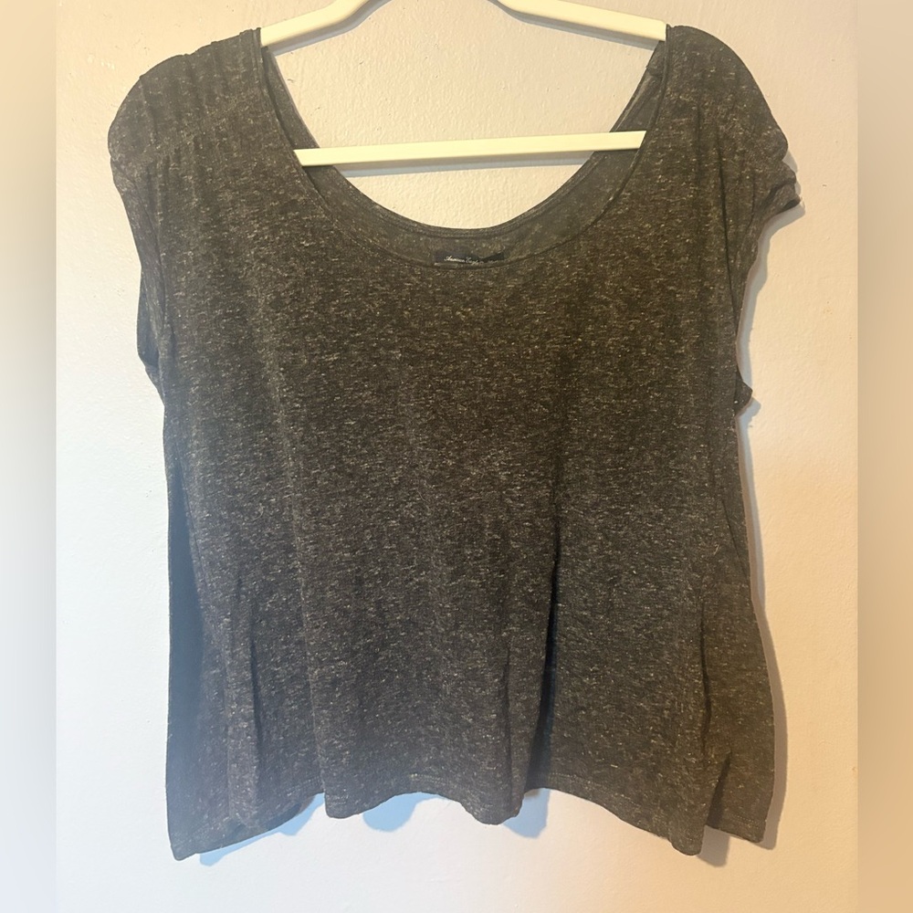American Eagle Outfitters Gray Women's Top